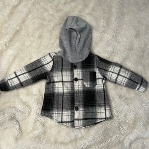 Button up hoodie